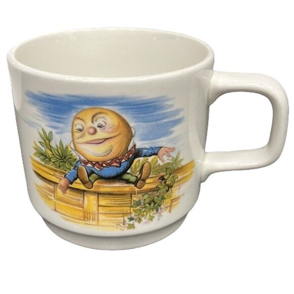 Vintage Johnson Brothers Snowhite Ironstone Plate & Humpty Dumpty Mug - Picture 2 of 10